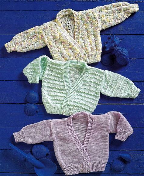 Baby Cardigan Beige Wool Knit .